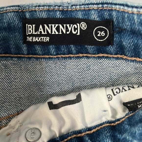BlankNYC The Baxter Ribcage Straight Leg Button Fly Jeans - Picture 5 of 6